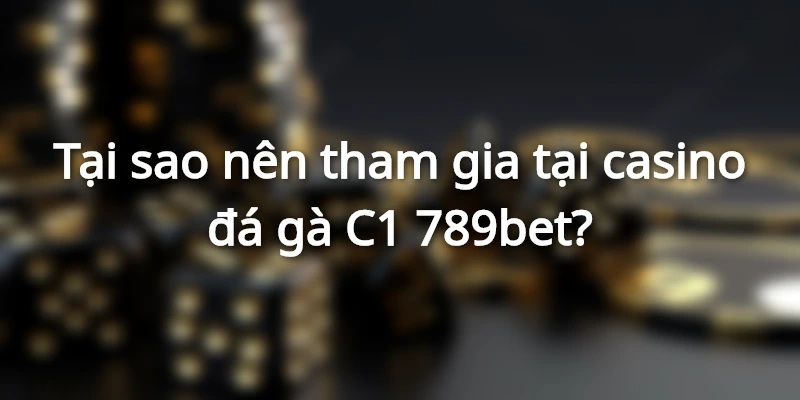 Casino Đá Gà C1 Lý Tưởng, Cho Trải Nghiệm Đỉnh Cao